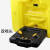 京酷 洗眼器53L推车式黄色实验室验厂专用双口冲洗紧急移动便携推车式