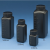 日本NIKKO亚速旺HDPE瓶试剂瓶塑料瓶方形/圆形遮光黑色遮光J角型瓶15-3011-55 方形广口黑色 1000ml
