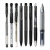 日本uniball三菱中性笔黑笔合集0.5mm水性签字笔0.38水笔学生用刷题黑笔大容量直液式 UMN-515深色(黑色0.5)