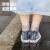 得力(deli)大人儿童防水雨衣鞋套幼儿园小学生防水雨披均码雨衣宝宝上学雨衣成人雨衣 DL553001防水鞋套（小码）
