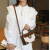 酷奇袋鼠（KUQIDAISHU）酷奇袋鼠酷奇女包2023春夏新款时尚百搭单肩包手提包包女包通用女  米白/咖