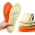 3AnGnI 保暖鞋垫恒温发热鞋垫男女足弓支撑运动舒适2双装 米色+橙色 35-39码 