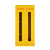 建功立业200414应急物资柜1920*900*500mm器材展示柜钢制安全柜黄色