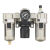 气动调压过滤器气源处理器三联件AC2000-02 4000-04油水分离器 AC2000-02D(自动排水)