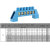  森扬SNAYN桥型零线排接线端子配电箱接地铜排10孔8*12（5个绿）