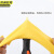 京洲实邦 黄色 S 防水橡胶乳胶手套薄款JZSB-9145