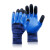 阿力牛 AST-027 双层加强指劳保手套 耐磨防滑加厚防护手套 全挂加强指手套蓝色12双 均码