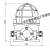 海星海事船用铜铸白炽防爆灯CFD3-1/CFD4防水40W60W 海星防爆灯CFD3-1
