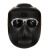 自动变光电焊面罩电焊眼镜电焊防护面屏头戴式氩弧焊焊工电焊帽烧 BX-5黑色面罩+灰色眼镜【1副】