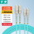千天（Qantop）万兆多模光纤跳线SC-SC OM3双芯尾纤 50/125 阻燃低烟无卤 3米 QT-WQ87