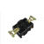 LKEW隆光明装工业插座LK2420K-1三相四线自锁黑色插座 4P20A250V 暗装工业插座LK2420F