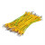 铁锣卫 黄绿双色桥架跨接线 BVR光伏板接地线 100条/包 4平方（长250mm*孔5mm） 100条/包 