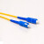 单模成品光纤跳线SC-SC光纤线1/2/3米尾纤延长跳线入户网络级跳线 SC-SC 方方 3m