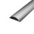 海斯迪克 HK-415 铝合金线槽 金属防踩线槽 半弧形地板地面穿线用 长度1米（12号）
