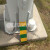黄绿防撞反光警示贴 接地划线电力胶带 黄绿安全标识反光警示膜 5cm*46m(黄绿相间15cm)