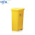 医疗废物垃圾桶医院用利器盒加厚黄色医院诊所脚踏桶有盖A-005 50L