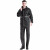 易美丽诺 LH1022 分体式反光雨衣雨裤套装户外雨具 黑色 升级面料XL