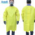 安思尔ANSELL Microgard 3000黄色带袖围裙款式214耐酸碱防化实验室 定做 XXL# 1件