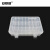 安赛瑞 塑料透明零件盒 工具分类箱 零部件存储盒 24格 20.2 ×13.7×3.8cm 透明 28580