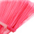 兰诗（LAUTEE）SB-0318 扫把笤帚环卫物业学校木柄塑料丝扫把 红斜杆硬毛窄头-10个装
