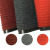 海斯迪克 HKC-13 复合双条纹地垫地毯 防尘防滑蹭土入门垫 烟灰色宽1.6*1米