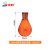 化科 棕色茄形烧瓶 玻璃耐热耐高温蒸馏旋蒸旋转蒸发反应瓶器 100ml/19