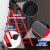 梯子人字梯折叠室内加厚楼梯轻便多功能登高爬梯伸缩扶梯凳子 升级加厚碳钢-3步红 稳固防滑