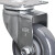 安赛瑞 平顶万向脚轮 3英寸耐磨PU低噪音滑轮 车轱辘滚轮 承重80kg易得力定制 16211