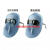 电焊面罩焊工防护面罩电焊头戴式轻便面罩氩弧焊面部全脸防护焊帽 十个灰色眼镜