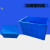 加厚塑料周转箱长方形特大号工业箱子带盖胶框储物框大收纳盒筐子 绿色(无盖) 外径长宽高610*490*360