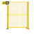 金蝎 工厂仓库车间隔离网门护栏网门简易围栏门防护网门 黄色1.5米高*1.0米宽单开门