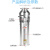 不锈钢潜水QSP喷泉泵鱼池景观池高压高扬程耐腐蚀循环喷泉水泵 304不锈钢QSP65-10-3KW