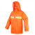 雷峻（LEIJUN）雨衣套装带反光条 L号 橙色