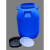 50公斤kgL升塑料桶加厚化工桶油桶水蓝桶废水桶100斤工地运输桶 蓝色 50L再生料 普厚