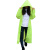 劳保佳 雨衣 防水防雨连体雨衣 PVC胶防水胶层涤纶布 绿色 XL 1套装 可定制
