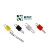 TEST POINT美标PCB板测试针电路板耐高温阻燃测试点探针端子5色 桔色小号TP-5003 200只/包