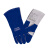 威特仕 WELDAS 10-2087 彩蓝色斜拇指款 电焊手套  防火耐磨隔热性强  L  1对