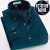 斐升（FEISHENG）冬季保暖衬衫男长袖加绒加厚灯芯绒含棉修身中年寸·衣条绒衬衣 牛仔蓝(加绒保暖款) XL 建议110-130斤