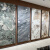 映棠800x2600岩板板材电视背景墙轻奢客厅现代简约2023新款影视墙中式 咖啡色