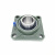GONGYAO新款工耀机电带方形蓝座外球面轴承组UCF204-212三层密封 UCF216（内径80mm黑色两层密封）;