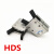 HDW63气立可HDM12夹爪HDS20手指气缸HDP1016202532180° HDW20 强力机械夹