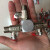 定制气动3分隔膜泵油漆泵出料接头配件进气接头压力表调压表定做 出料接头接喷枪(三通)