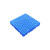 JN JIENBANGONG 加厚塑料托盘仓库垫板塑胶卡板地台板网格栈板防滑防霉防潮板地垫 圆形孔蓝色300*300*50mm