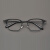 索西克SOXICK日系纯钛眼镜近视男设计师款超轻眼镜框女眉线框眼镜架 8142黑金色(无度数) 