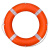 船用塑料救生圈大浮力成人大人儿童2.5嘉博森 8毫米30米橘色浮绳(无环无钩)