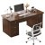 办公桌简约现代电脑桌台式桌卧室学生写字桌书桌办公室桌子 田园橡木色100CM