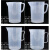 玛仕福 塑料计量杯 透明烧杯 加厚带刻度杯手柄测量杯容量杯带 5000ml