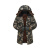 工品星GPX-DY-1大衣中长款加绒冬季防寒迷彩大衣 黑鹰色（中长款带帽） XL码 