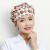 约巢棉厨师帽女可调节厨房做饭防油烟餐厅工作帽防掉发卫生护士帽子 (粉色)韩版