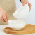佳佰 景德镇陶瓷面碗6英寸大碗 陶瓷饭碗汤碗2件套装 纯白